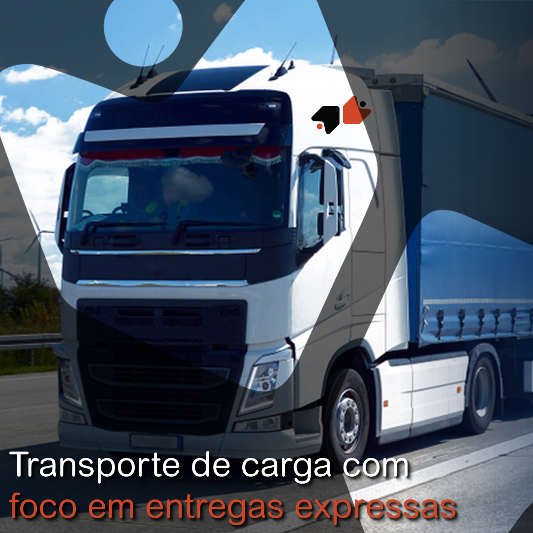 Transporte de carga com foco em entregas expressas