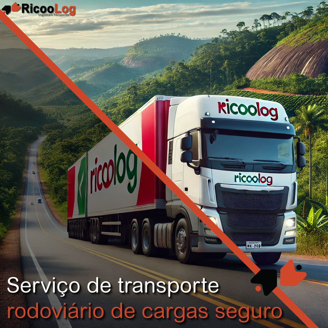 Serviço de transporte rodoviário de cargas seguro