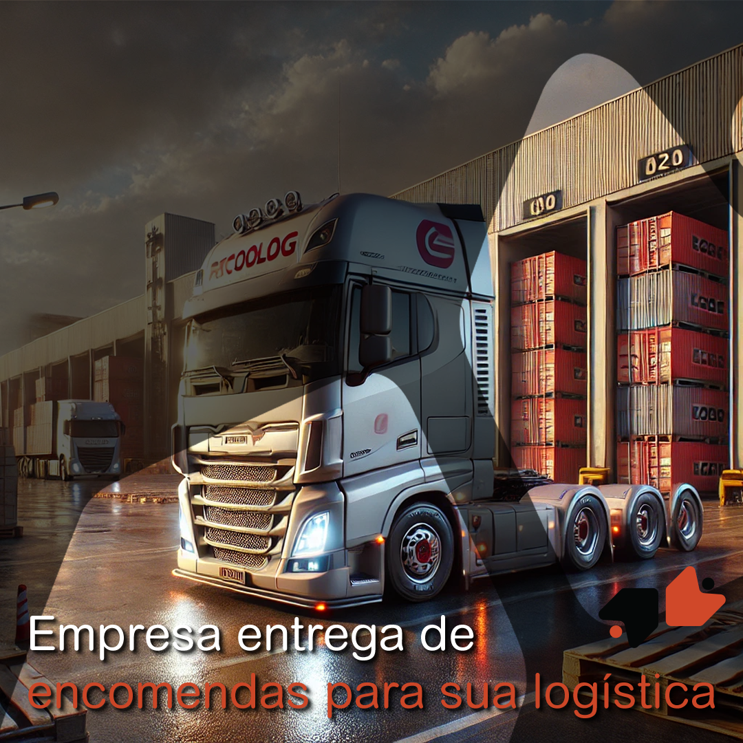 Empresa entrega de encomendas para sua logística