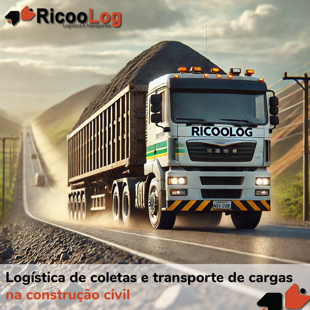 Logística de coletas e transporte de cargas na construção civil