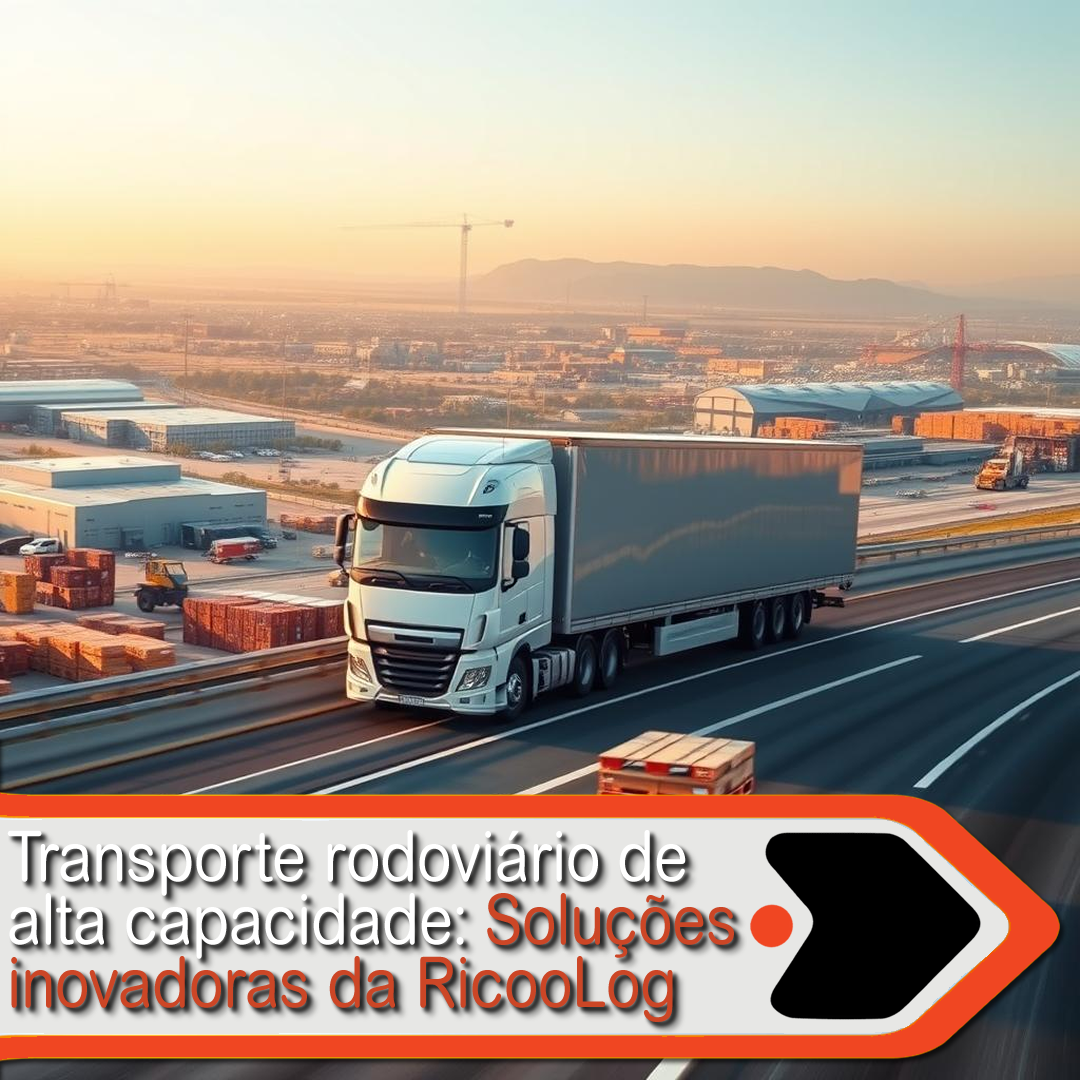 Transporte rodoviário de alta capacidade: Soluções inovadoras da RicooLog