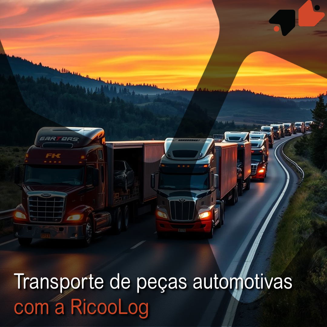 Transporte de peças automotivas com a RicooLog
