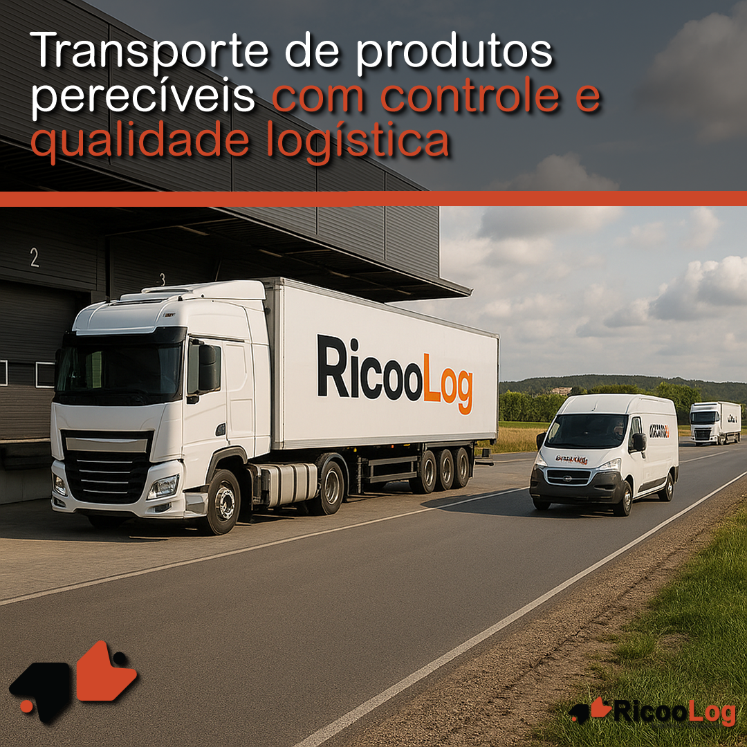 Transporte de produtos perecíveis com controle e qualidade logística