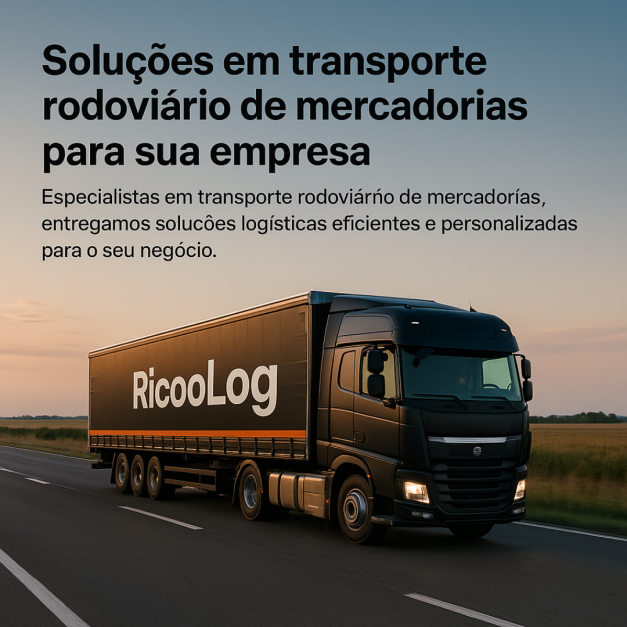 Soluções em transporte rodoviário de mercadorias para sua empresa