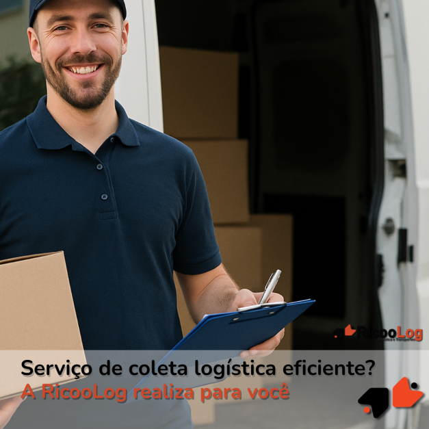 Serviço de coleta logística eficiente? A RicooLog realiza para você