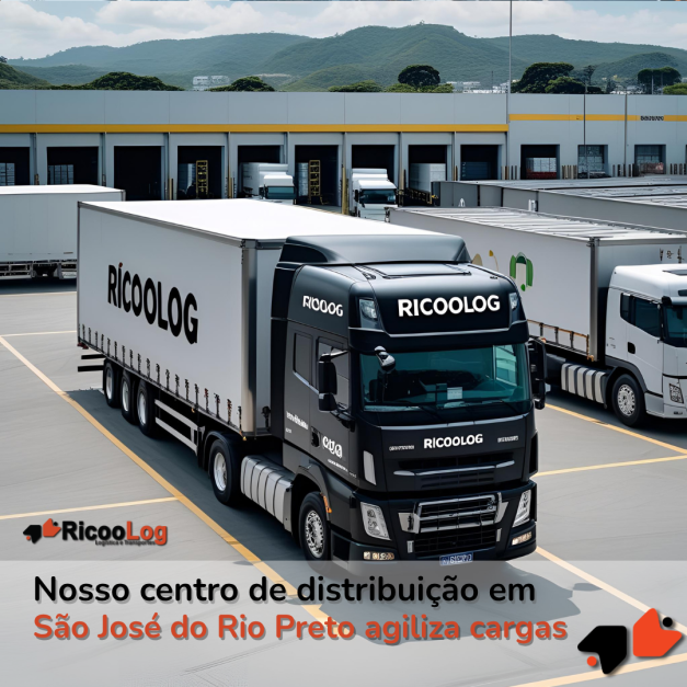 Nosso centro de distribuição em São José do Rio Preto agiliza cargas