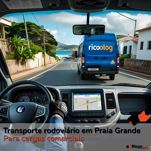 Transporte rodoviário em Praia Grande para cargas comerciais