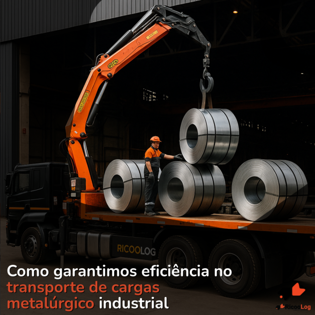 Como garantimos eficiência no transporte de cargas metalúrgico industrial