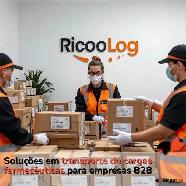 Soluções em transporte de cargas farmacêuticas para empresas B2B