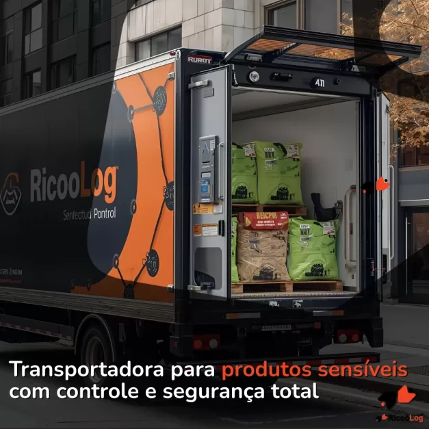 Transportadora para produtos sensíveis com controle e segurança total